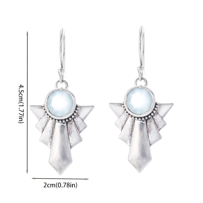Green Gemstone Earrings, Trendy and Versatile Design